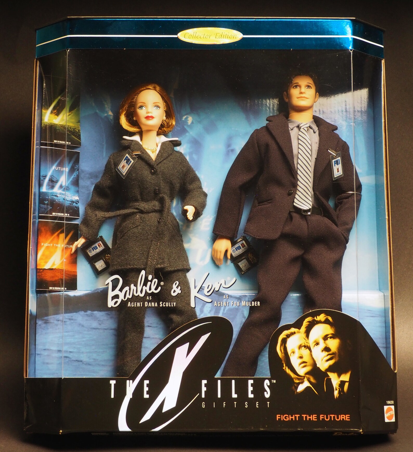 XFILES Scully & Mulder Barbie Ken Doll set 1998 Collectible Etsy