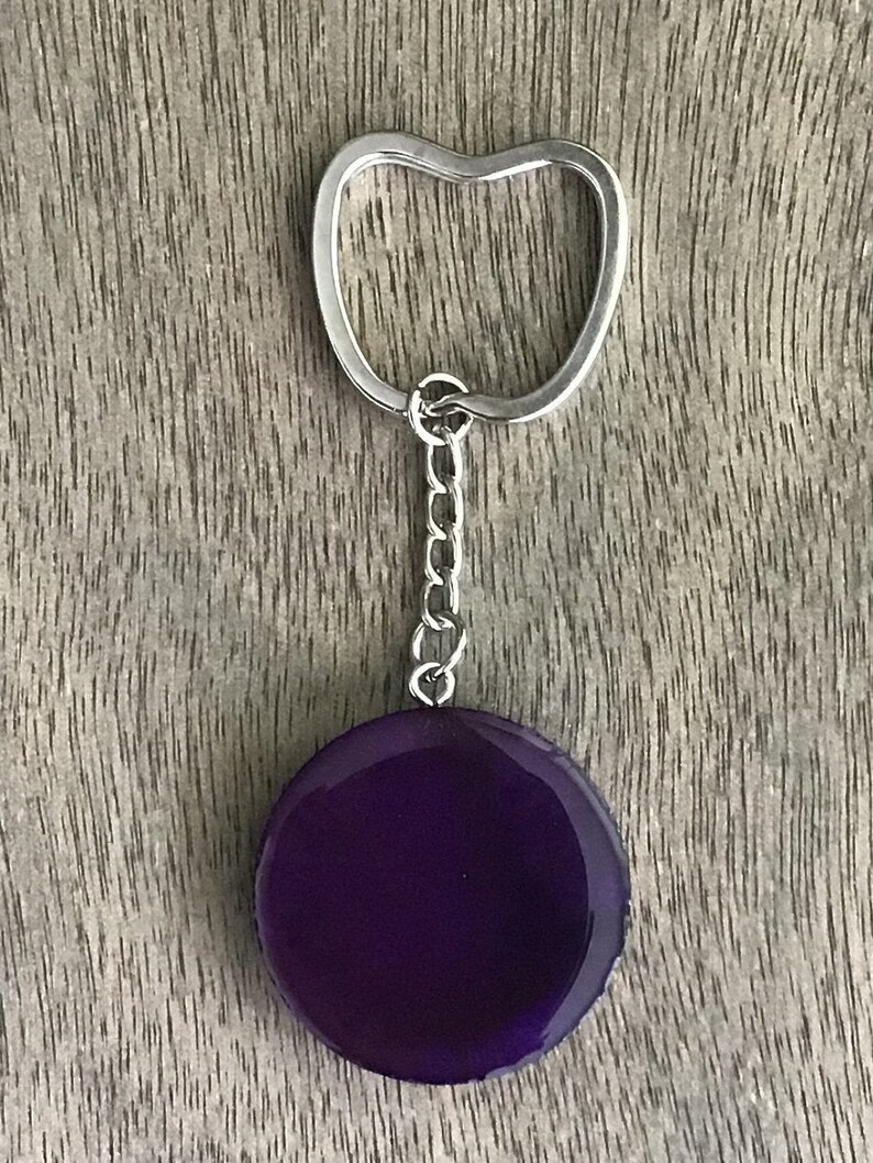 pink and purple alcohol ink HEART WITH PAW Silver foil matte vinyl resin keychain round with shaped key ring