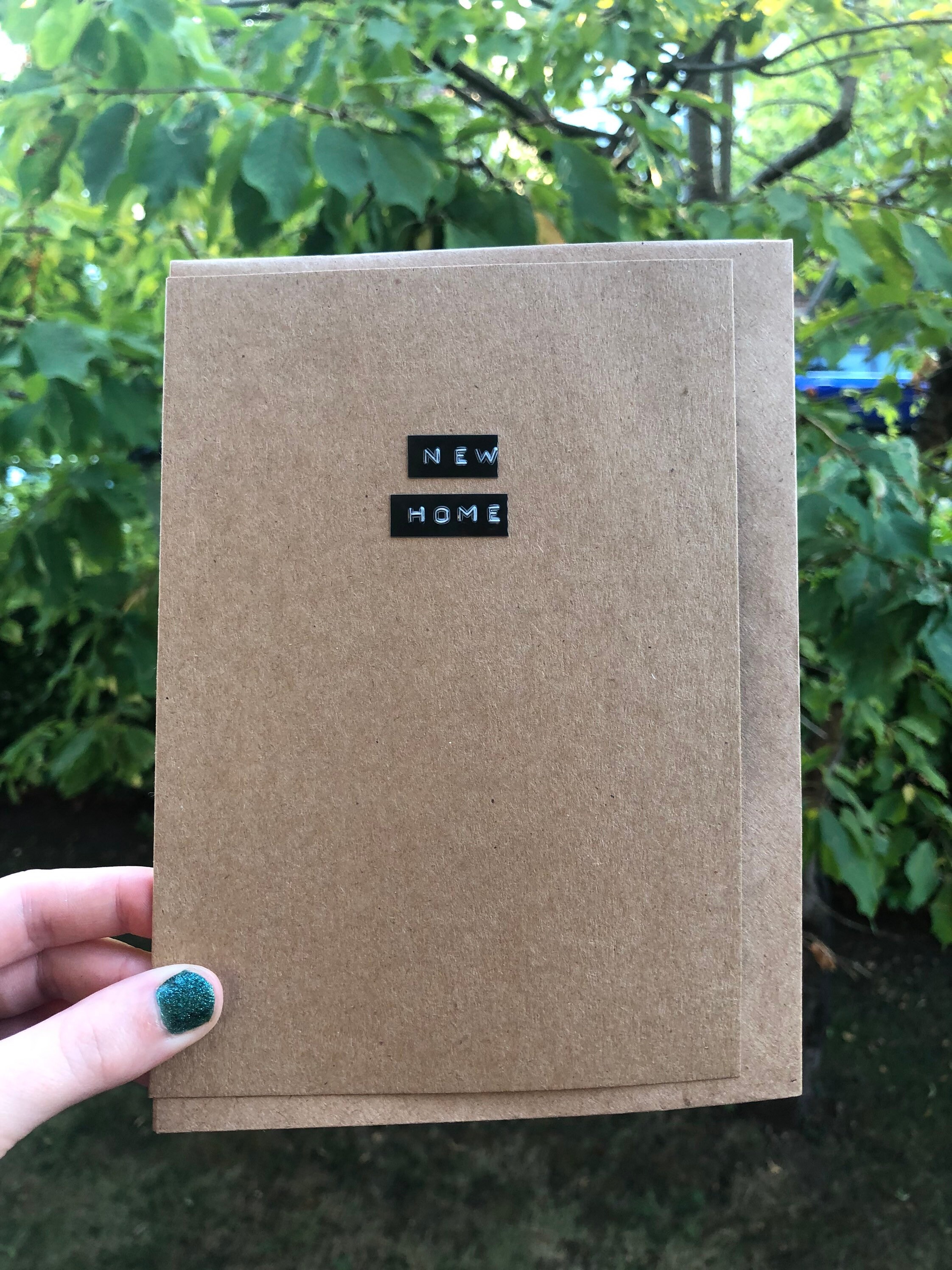 New Home / New Jobs Greetings Cards Minimalist Simple Etsy