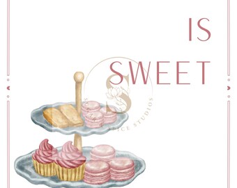Love Is Sweet - Dessert Table Sign