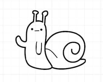 Adventure Time Snail Sticker/Decal