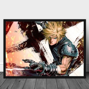 Final Fantasy Poster, Final Fantasy 14, Final Fantasy 7, Final Fantasy 5 Piece, Final Fantasy Print, Final Fantasy Art, Printable Wall Art