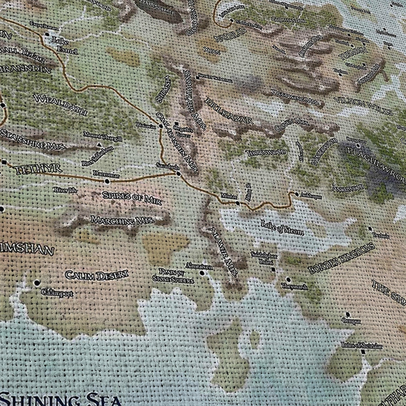 Dungeons & Dragons vergessene Reiche Karte Karte von Fearun | Etsy Dungeons & Dragons vergessene Reiche Karte Karte von Fearun | Etsy