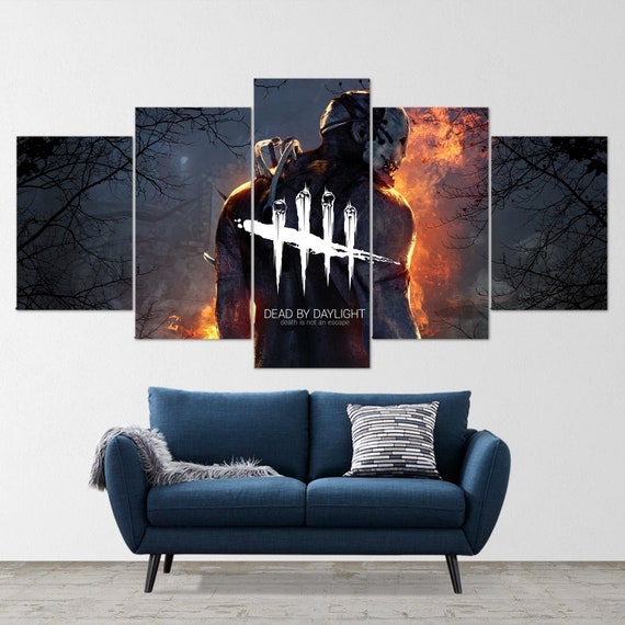 Dead By Daylight 5 Piece Canvas Wall Art Dead By Daylight Etsy