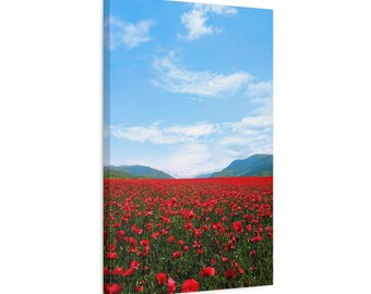 Roter Mohn Blumenbild, Weihnachtsgeschenk, Weihnachtsgeschenk