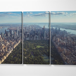 New York 3 Piece Canvas Wall Art, New York Scenery Art, Stretched Canvas, City  Landscape, 3 Panel New York Canvas Print, Home Decor