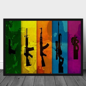 Counter Strike, Poster, Logo, Global Offensive, CSGO Poster, CSGO Gift, Counter Strike Go, Wall Art, Large Poster