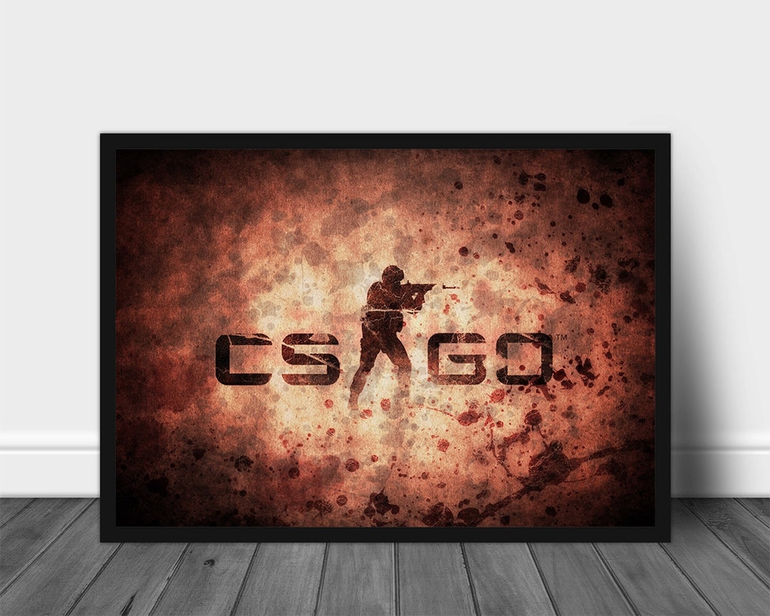 Counter Strike, Poster, Logo, Global Offensive, CSGO Poster, CSGO Gift ...