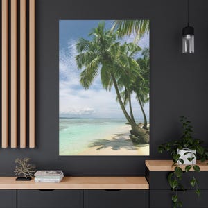 Palm Tree Canvas Print, Palm Tree Decor, Wall Art Print, Home Decor, Palm Tree Fine Art, Palm Tree Art, Gallery Stretched Canvas Print