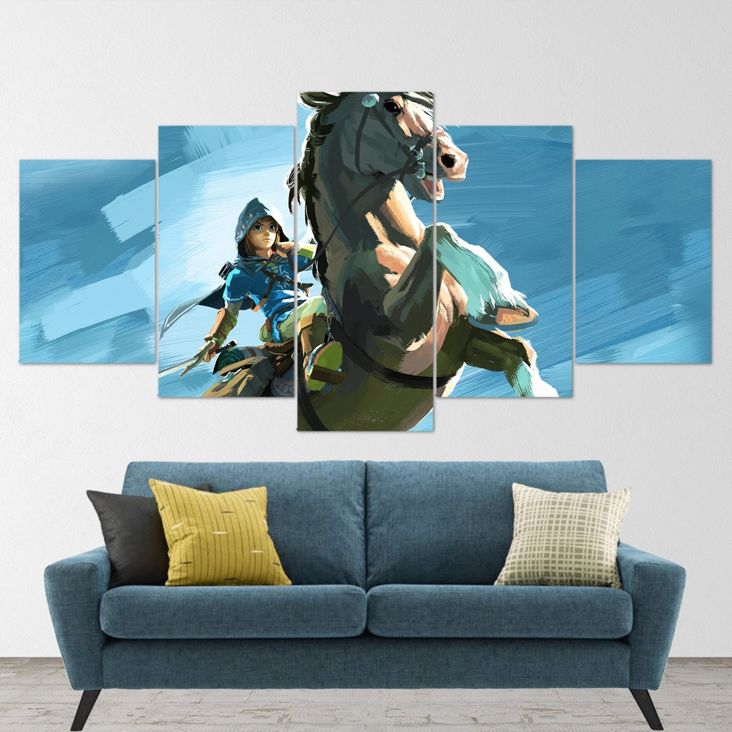 The Legend of Zelda 5 Piece Canvas Wall Art Extra Large Wall Etsy