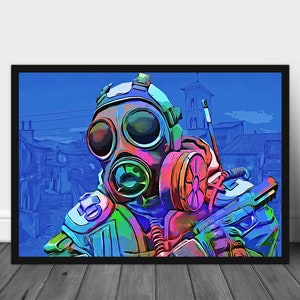 Counter Strike, Poster, Logo, Global Offensive, CSGO Poster, CSGO Gift, Counter Strike Go, Wall Art, Large Poster