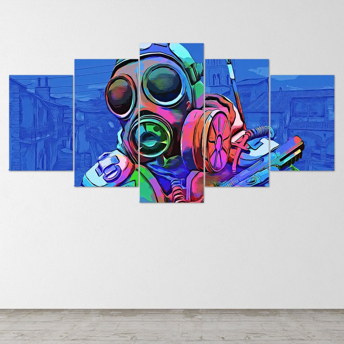 CSGO 5 Piece Canvas Wall Art Counter Strike Global ...