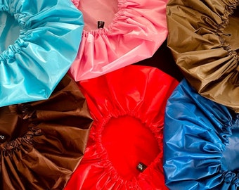 Gorro de ducha impermeable, lavable y reutilizable para el cuidado del cabello.