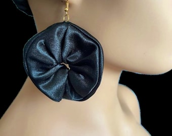 Fabric earrings