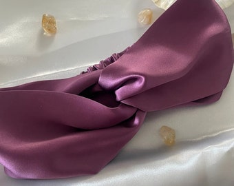 Fascia per capelli in seta di gelso