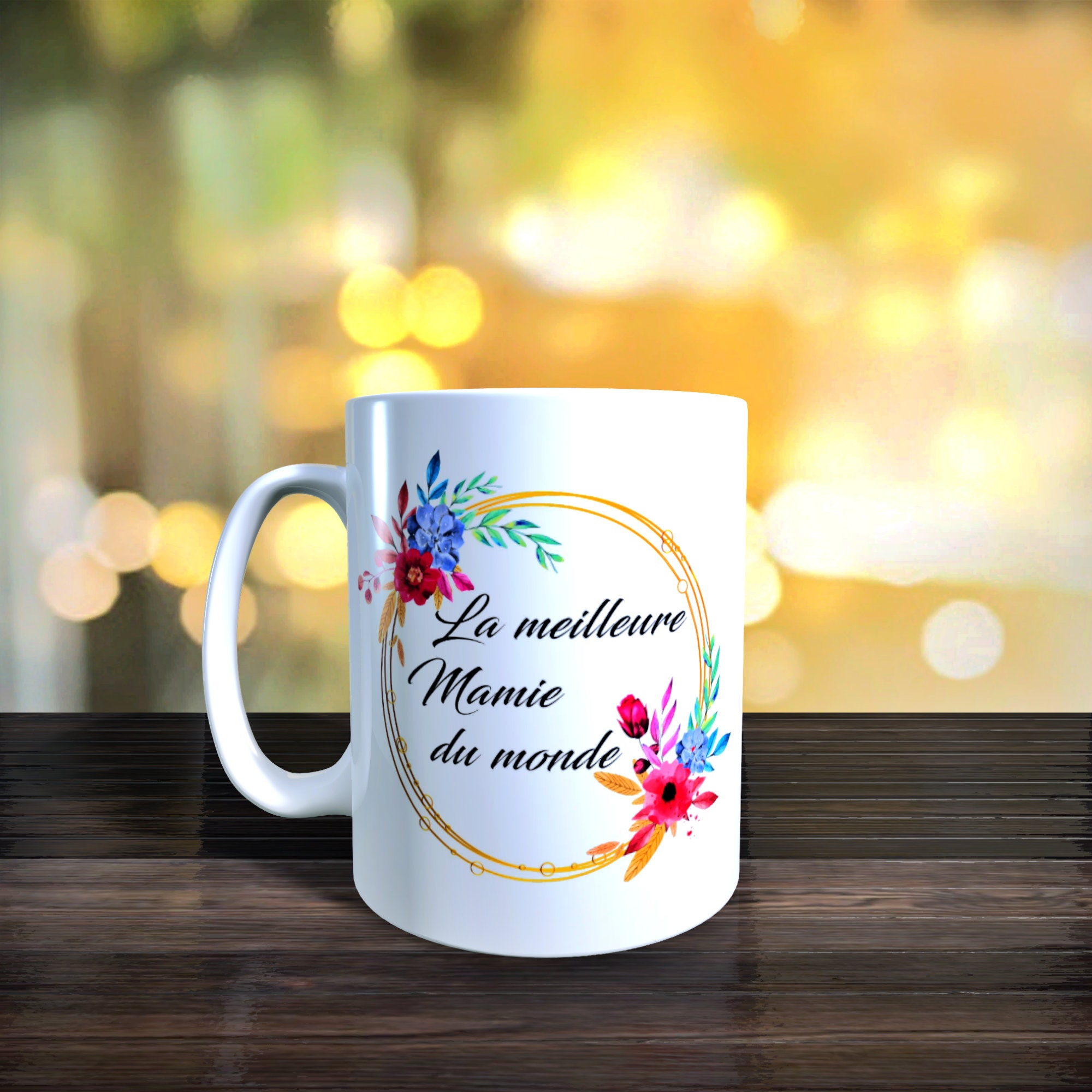 Mug La Meilleure Mamie Du Monde Pour Cadeau à Personnaliser