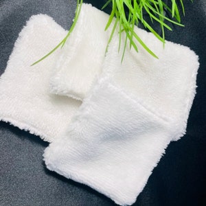 Double-sided bamboo sponge makeup remover wipes