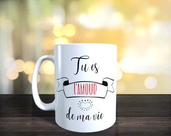 Mug Sei l'amore della mia vita per personalizzare l'idea regalo di San Valentino