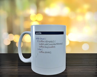 Mug humour développeur café