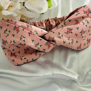 headband twisted headband in printed cotton