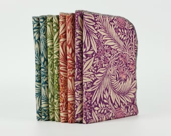 100% Cotton William Morris Paperless Towels Eco-friendly Kitchen Reusable Cloth Napkin Zero Waste Sustainable Floral Gift