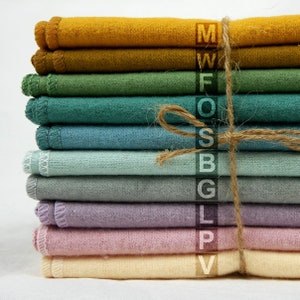 100% Cotton Flannel Towels 10pc 1-ply or 2-ply Paperless Unpaper Towels Reusable Wash Cloth Zero Waste Sustainable GIft image 5