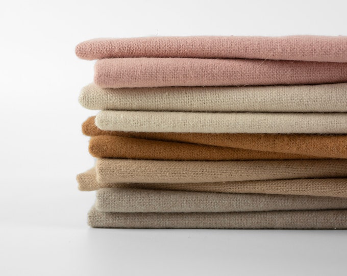 Sandy Beach 100% Cotton Flannel Towels 10pc Set 1-ply Paperless Towels Reusable Wash Cloth Ocean Forest Gift Zero Waste Kitchen