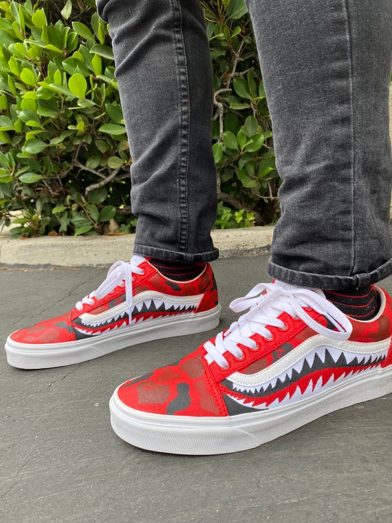 red bape vans