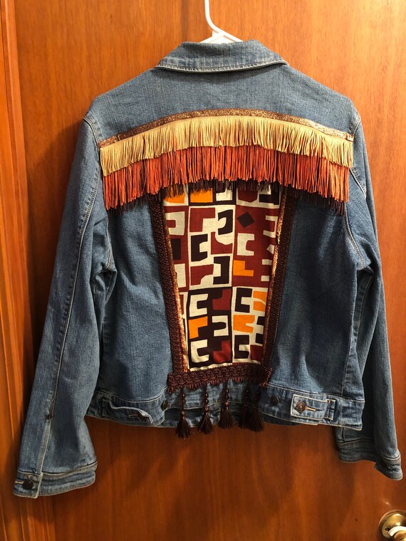 Dressbarn Upcycled Embellished Denim 