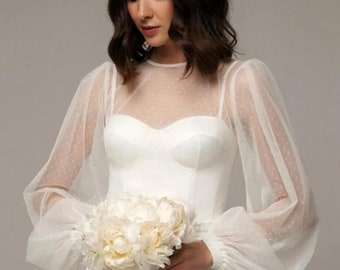 Jacket tunic top bolero vest bridal wedding ivory lace short elegant covers shoulders cape pancho overcoat dress