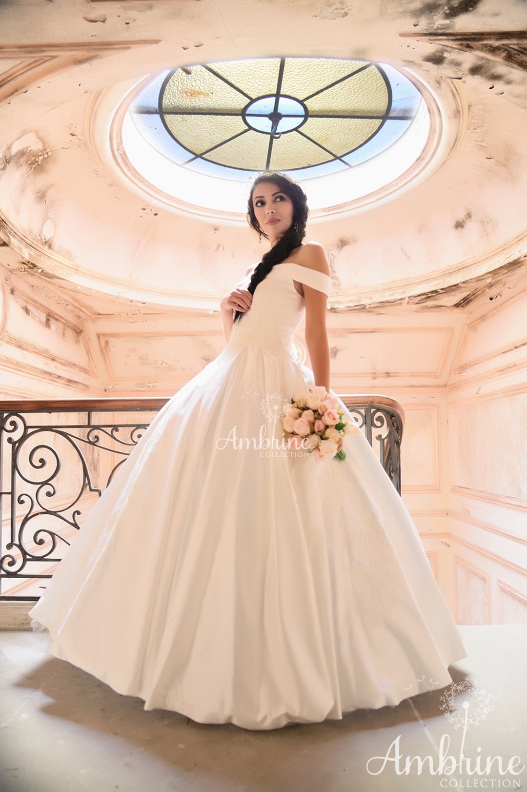 Robe de mari e style princesse romantique cendrillon ch teau luxe