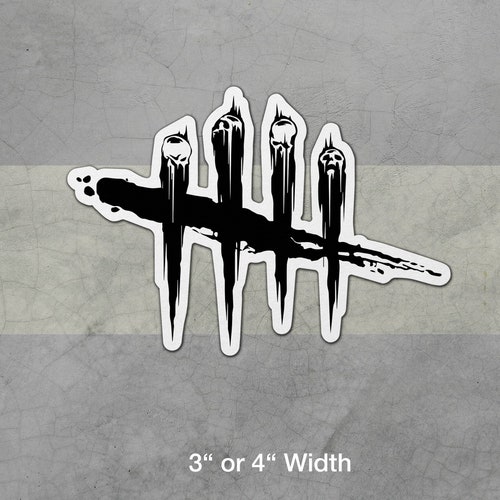 Dead by Daylight Logo Vinyl Sticker Horror Survival Game - Etsy