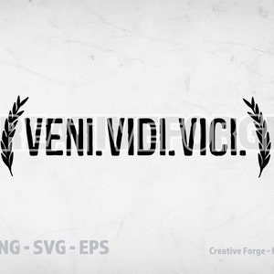 Veni Vidi Vici Latin I Came I Saw I Conquered Victory -  Hong Kong