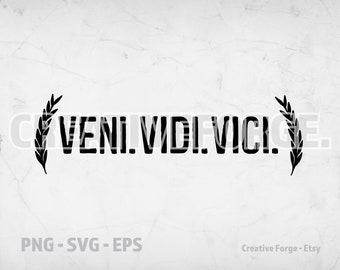 Veni Vidi Vici - Latin saying' Sticker