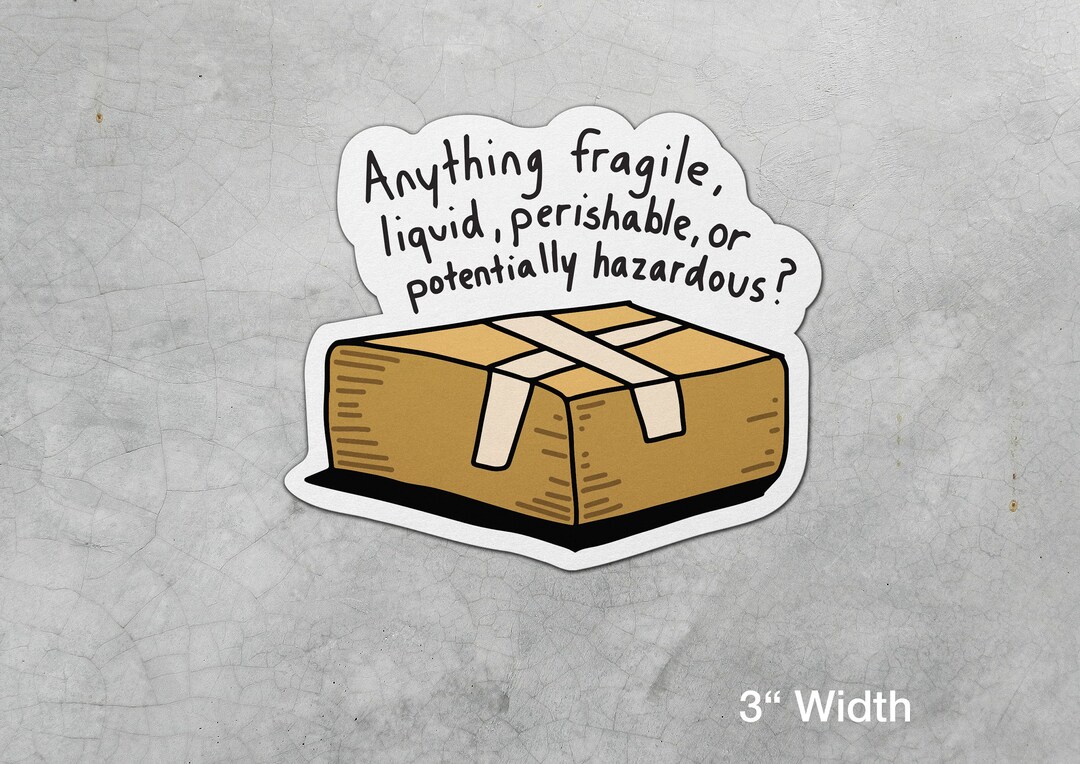 USPS Sticker Shipping Quote Question Hand Drawn Etsy