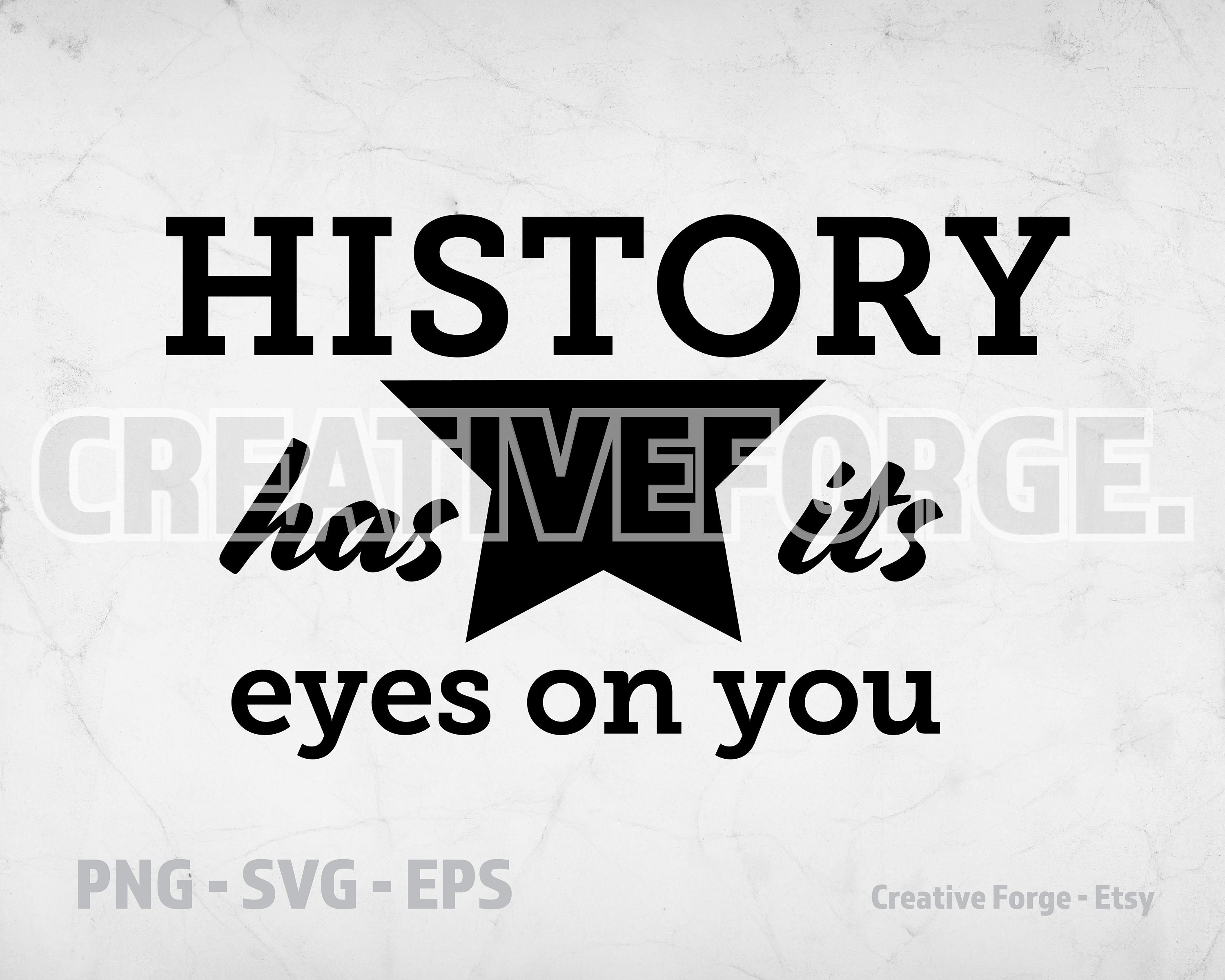 Hamilton History Has Its Eyes On You Broadway American Hip Hop Etsy