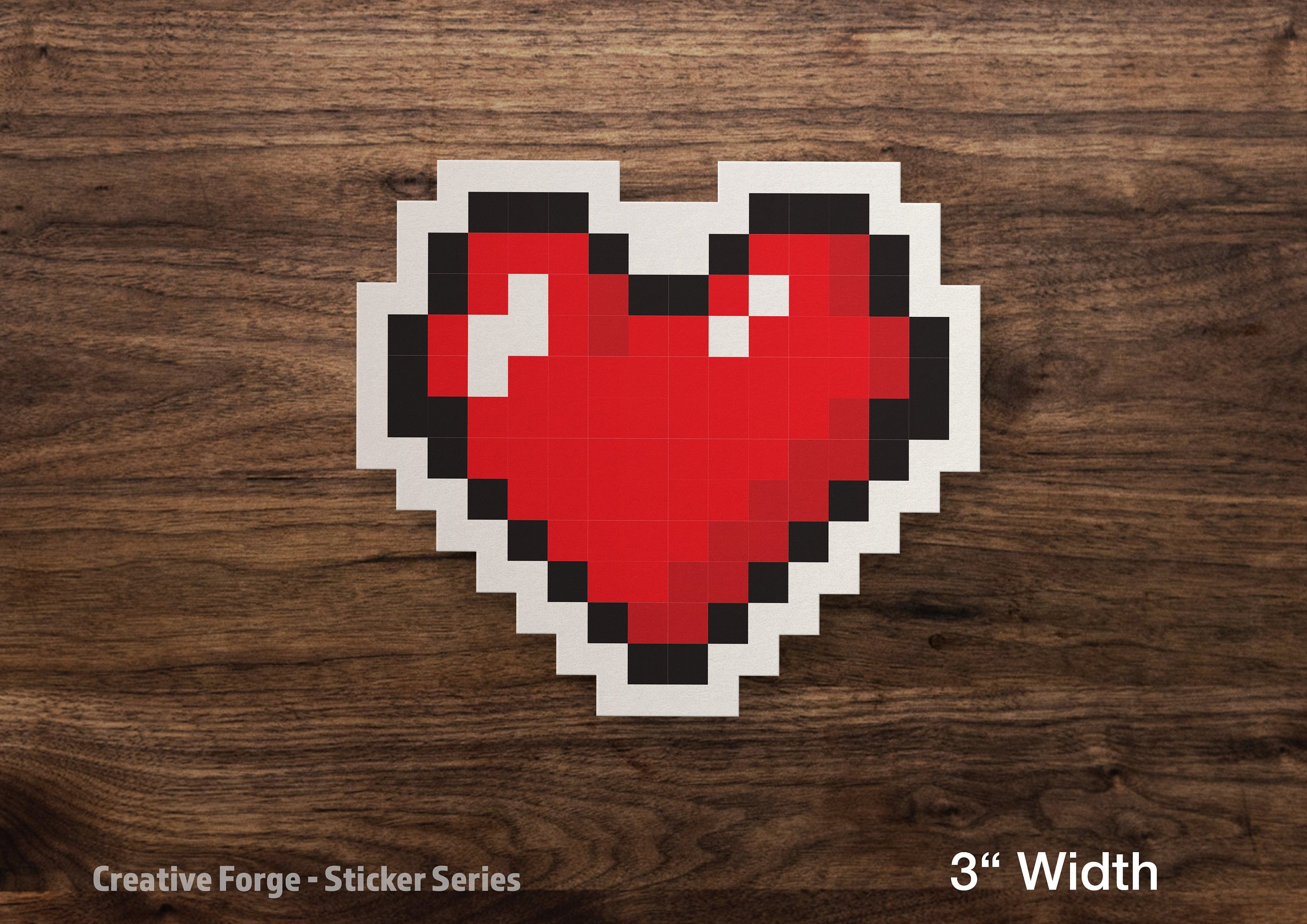 Red 3 Pixel Sprites | Sticker