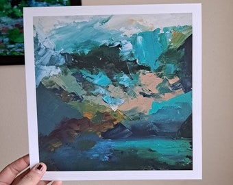Hills #1, 30x30 Series. 2018. (Fine Art Print)
