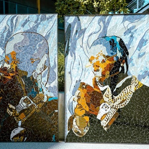 Pop Smoke & Pop Smoke 2 Mosaic Art, ‘Hollywood is Real’ Series, 2024