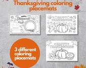 Holiday Fun: Thanksgiving Coloring Placemat for Kids