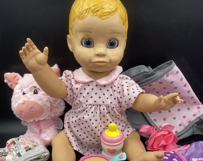 Luvabella Interactive Doll With Accessories Bottle Spoon Works Great Etsy