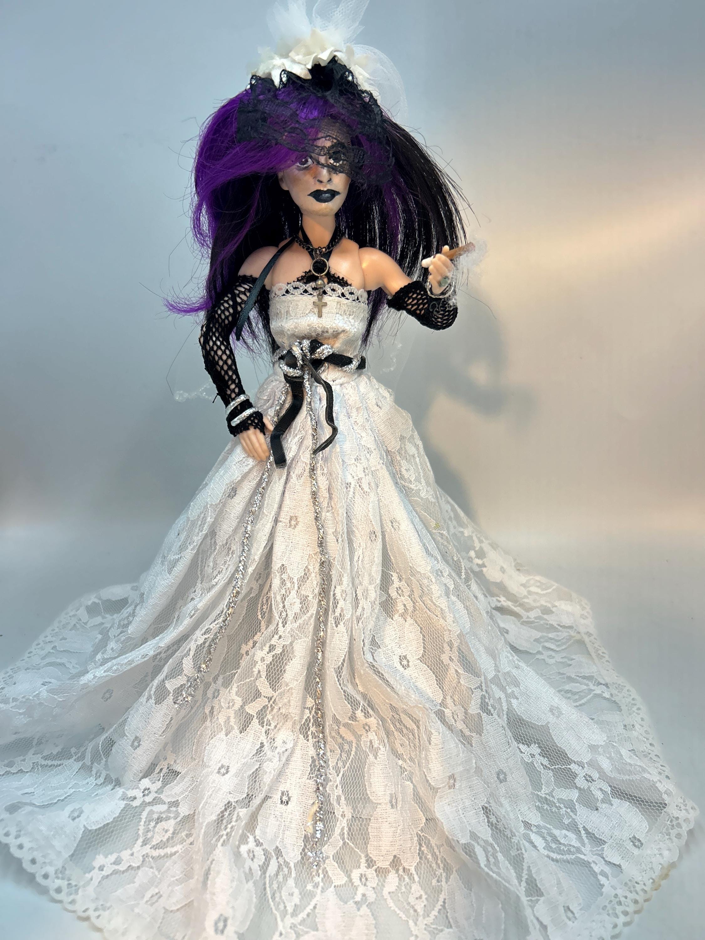 アートドール　ハンドメイド　ロップイヤー Rozz Williams Gothic Rock Artist Doll Extraordinaire! Articulated