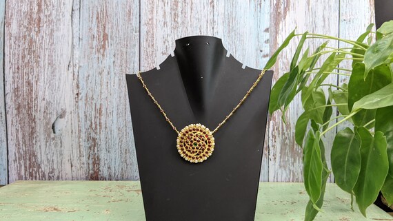 Round Pendant Pipe Choker Set Kerala 