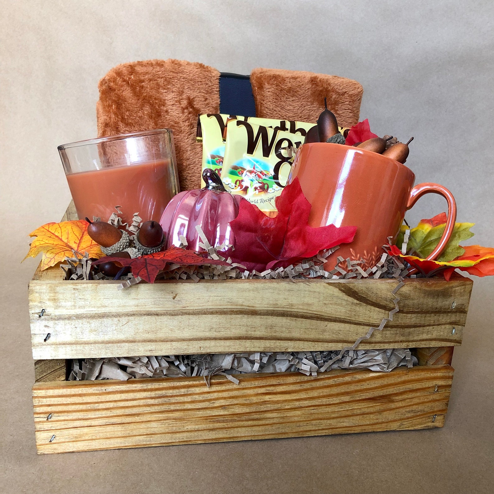 Cozy Quarantine gift basket Etsy