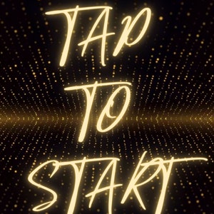 Back & Gold Tap To Start Screen (Vertical)