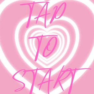 Pink Lights Tap To Start Screen