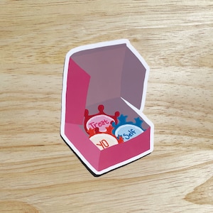 Parks and Recreation Sticker | Treat Yo Self Box of Cupcakes