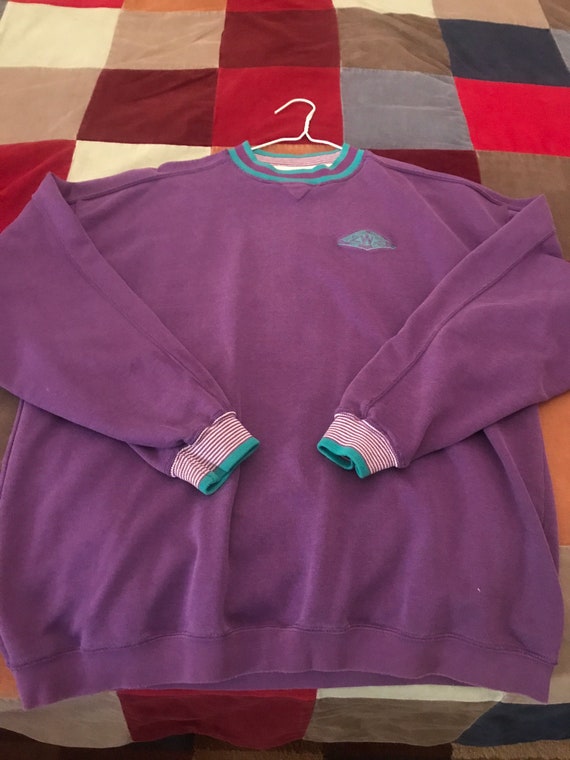 Awesome purple and green vintage sweatshirt