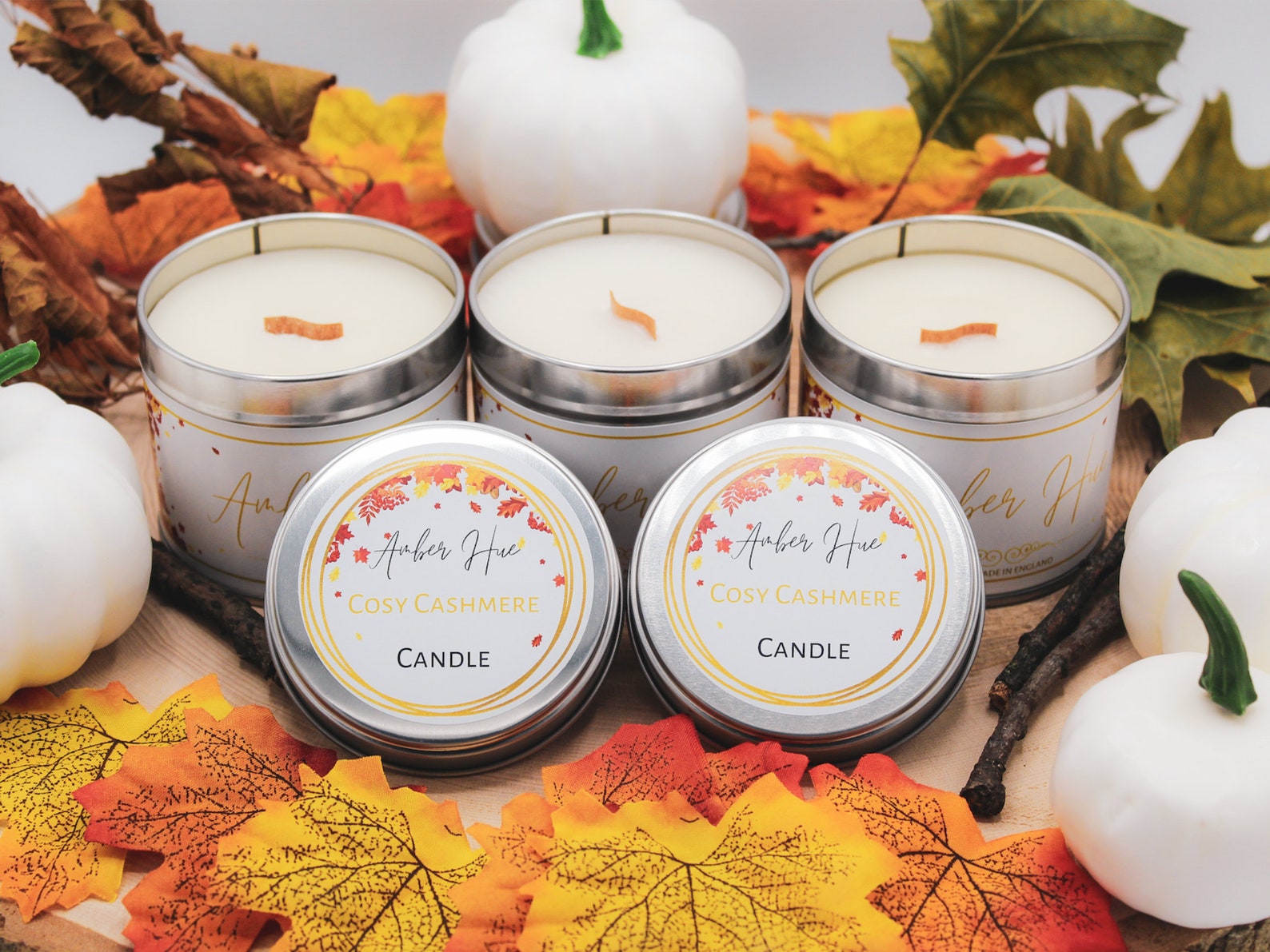Cosy Cashmere & Winter Musk Autumn Candle Candle 220g Etsy