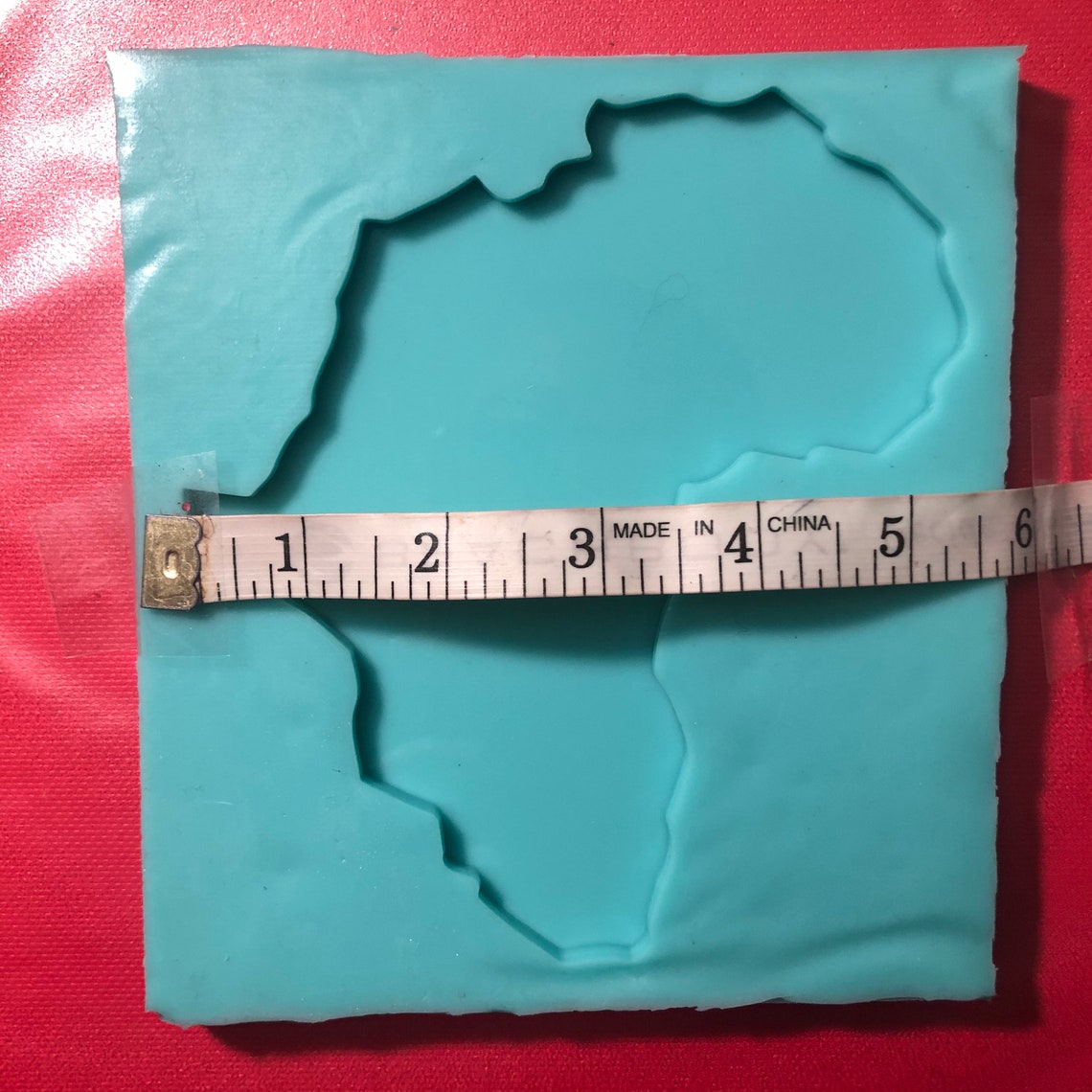 Africa Continent Silicone Mold Resin Mold Continent Etsy